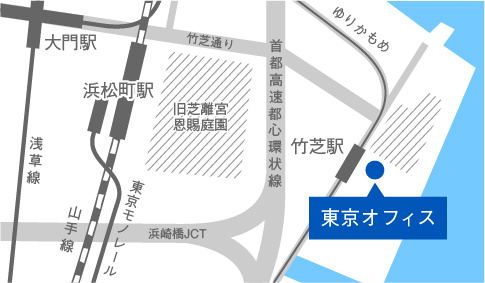 東京オフィスMAP画像